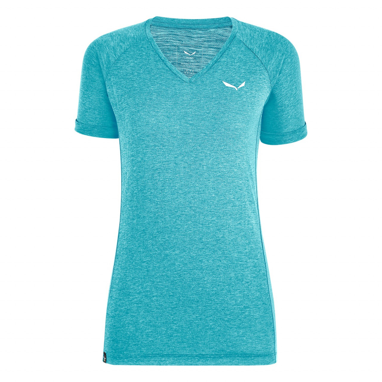 Camisetas Salewa Puez Melange Dry V-Neck Mujer Azules Mexico (YJ3584026)